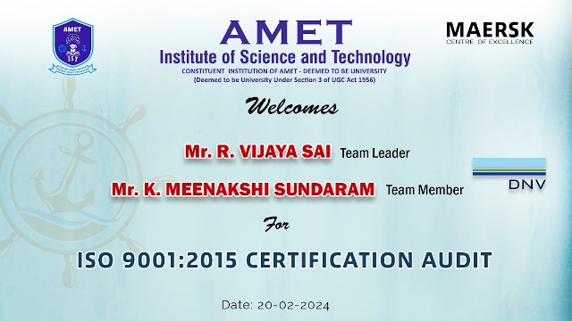 ISO 9001:2015 Certification Audit - DNV